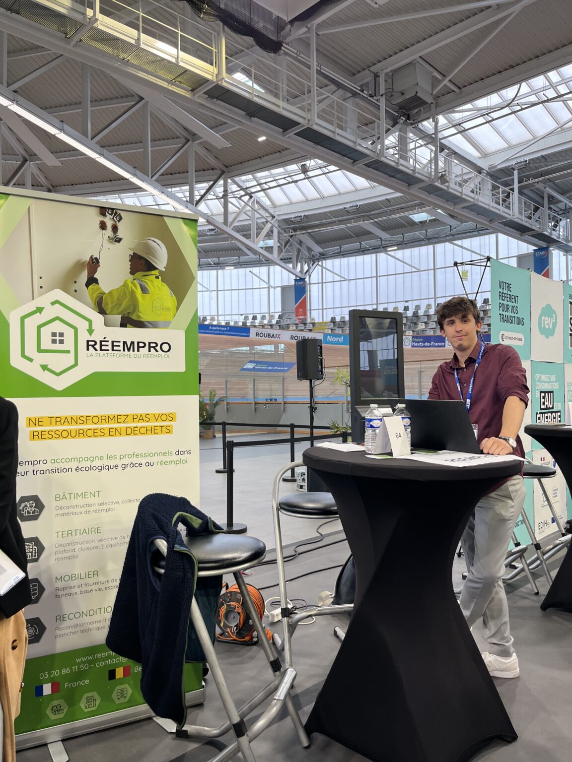Stand Réempro (salon Roubaix)