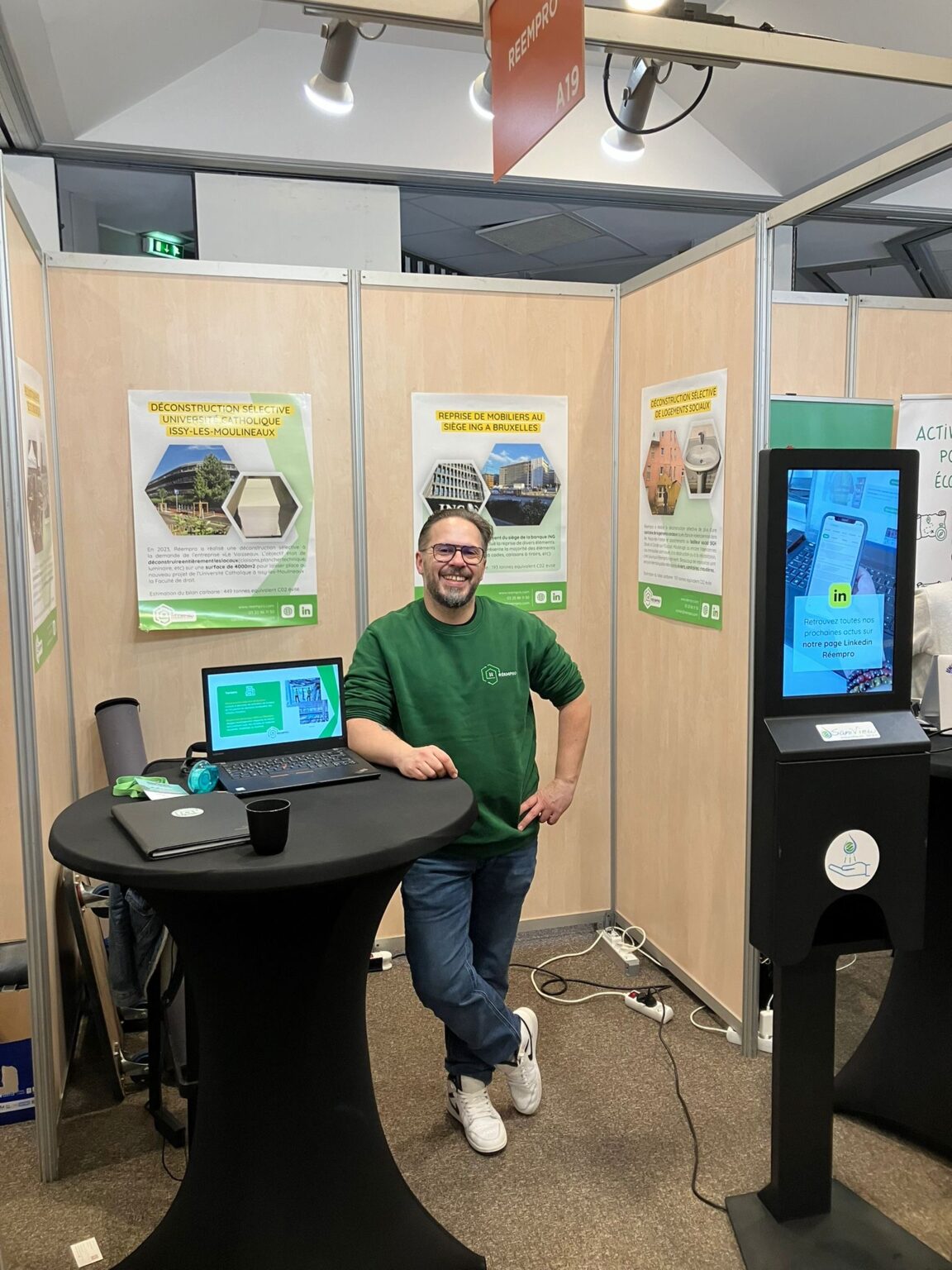Stand Réempro (salon Montpelier)